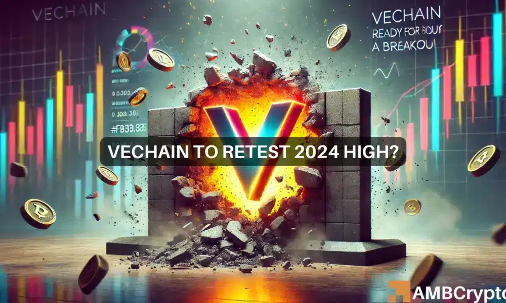 VeChain上涨27%,VET是否迎接双突破?